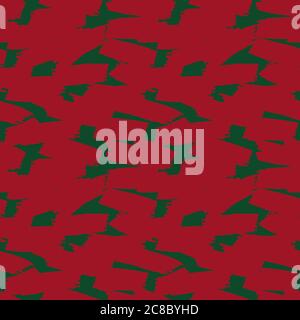 Camouflage abstract seamless pattern background suitable for fashion textiles, graphics Stock Vector