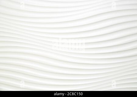 white wood with a wavy pattern, abstract background Stock Photo