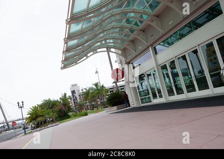 San Diego, Ca. 22nd July, 2020. Views of downtown San Diego during what would have been Comic Con Preview night on July 22nd, 2020. Credit: Tony Forte/Media Punch/Alamy Live News Stock Photo