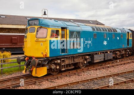 British Rail Class 27 diesel locomotive D5401 at Great Central Railway ...