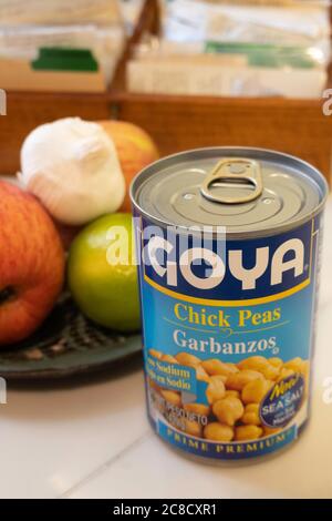 Goya Foods is the number one selling brand of Hispanic foods in America, USA Stock Photo