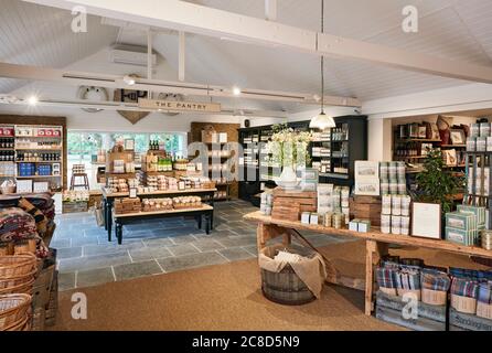 Interior of the Sandringham Royal Estate Farm Shop, Norfolk Stock Photo