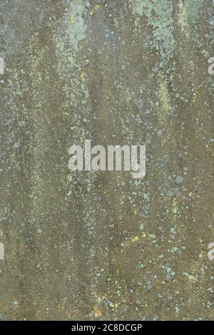 Natural pattern and texture formed on an old slab of stone. Background texture. Stock Photo