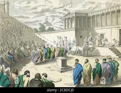Ancient Greek Actors Stock Photo - Alamy