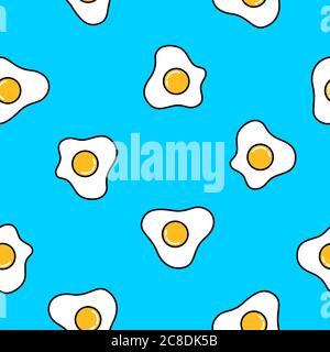 Fresh eggs background useful for texture and decoration. Clean texture for dress and prints. Stock Vector
