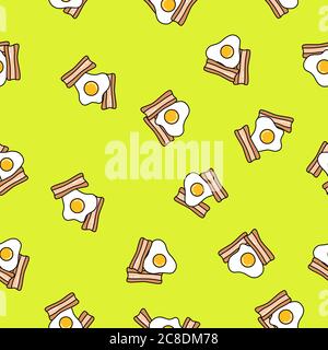 Fresh eggs background useful for texture and decoration. Clean texture for dress and prints. Stock Vector