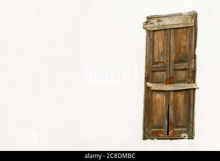 https://l450v.alamy.com/450v/2c8dmbc/white-painted-wall-and-old-wooden-window-in-turkey-2c8dmbc.jpg