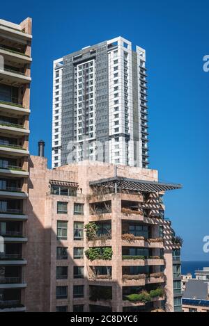 View With La Citadelle De Beyrouth Residential Building In Beirut Lebanon Stock Photo Alamy