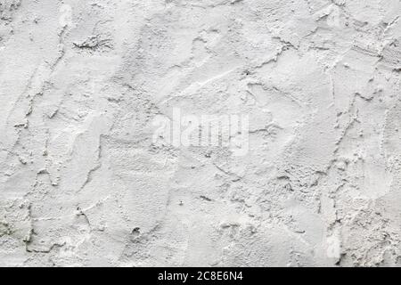 white uneven wall texture for backgrounds Stock Photo