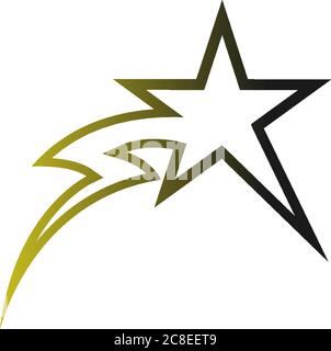 Star lightning Logo Template vector icon illustration design Stock Vector