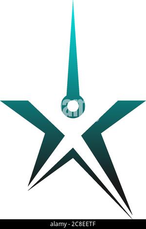 Star Logo Template vector icon illustration design Stock Vector