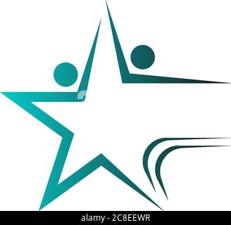 Star Logo Template vector icon illustration design Stock Vector