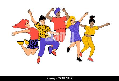group of men friends characters Stock Vector Image & Art - Alamy