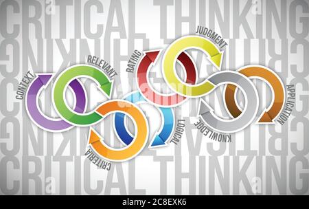 Workshop cycle diagram illustration design over a white background Stock Vector