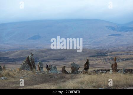 Carahunge, set on a dramatic plain, is a prehistoric archaeological site near the town of Sisian in the Syunik Province of Armenia.
