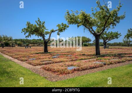 Second World War German cemetery in Maleme. Stock Photo