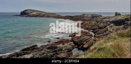 Whale on the coast of Sonabia, Cantabria, Spain, Europe Stock Photo