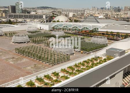 THE WORLD'S LARGEST URBAN FARM IS COMING TO A PARIS ROOFTOP Stock Photo