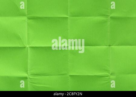folded green paper for background use Stock Photo