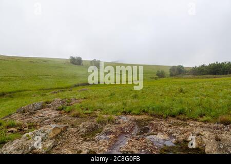 Landscape in Malolotja Nature Reserve, northern Swasiland, Hhohho Province, southern Africa Stock Photo