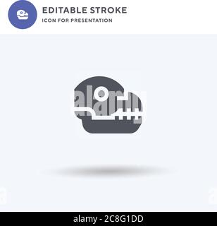 Animals icon vector, filled flat sign, solid pictogram isolated on white, logo illustration. Animals icon for presentation. Stock Vector