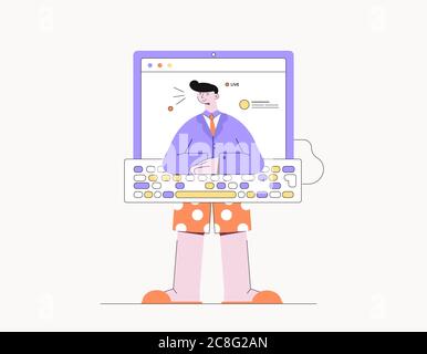 Junior Programmer Character Vector. Web Developer Programming. Coding ...