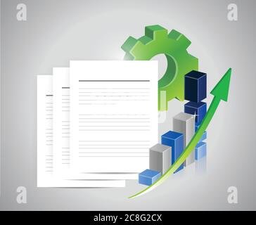 Data programing concept. illustration design over a white background Stock Vector