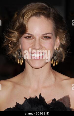 Hilary Swank at the World Premiere of 'P.S. I Love You' held at the Grauman's Chinese Theater in Hollywood, CA. The event took place on Sunday, Decemeber 9, 2007. Photo by: SBM / PictureLux  - File Reference # 34006-12564SBMPLX Stock Photo