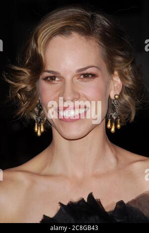 Hilary Swank at the World Premiere of 'P.S. I Love You' held at the Grauman's Chinese Theater in Hollywood, CA. The event took place on Sunday, Decemeber 9, 2007. Photo by: SBM / PictureLux  - File Reference # 34006-12565SBMPLX Stock Photo