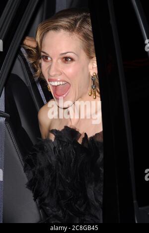 Hilary Swank getting out of the car at the World Premiere of 'P.S. I Love You' held at the Grauman's Chinese Theater in Hollywood, CA. The event took place on Sunday, Decemeber 9, 2007. Photo by: SBM / PictureLux  - File Reference # 34006-12569SBMPLX Stock Photo