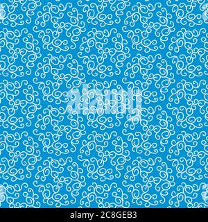 Seamless floral pattern made from digital paint for creative design background Stock Photo