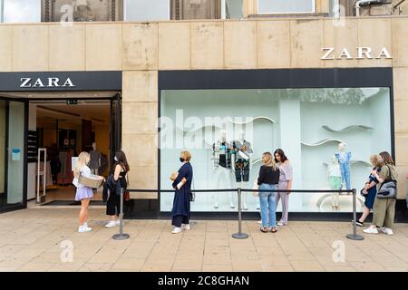 Zara store in Split Croatia Stock Photo 
