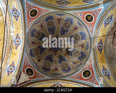 June 04.2016- Istanbul, TURKEY - Gul Mosque (The Mosque of the Rose in English) is a former Eastern Orthodox church in Balat. Istanbul, Turkey. Balat Stock Photo