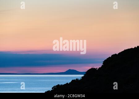 Seascape view of Cardigan Bay in Wales UK Stock Photo - Alamy