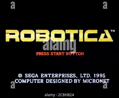 Robotica - Sega Saturn Videogame - Editorial use only Stock Photo