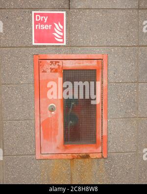 Fire Service Inlets Dry Riser dry riser for use by fire service inlet Berlin Germany Stock Photo - Alamy