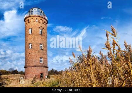 Peiltower at Cape Arkona in Putgarten on the island of Rügen Stock Photo