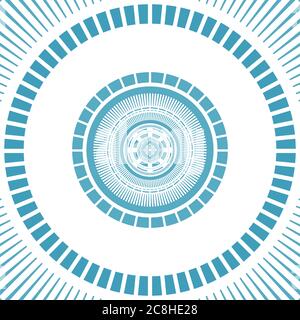 Imaginative circle background Stock Vector