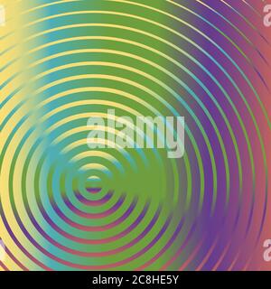 creative concentric circles background Stock Vector
