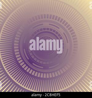 circle metal art background Stock Vector