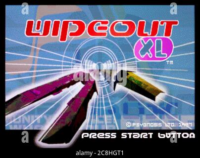 Wipeout XL - Sega Saturn Videogame - Editorial use only Stock Photo