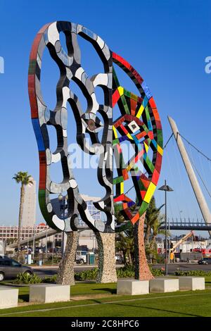 Coming Together by Niki de Saint Phalle at the Convention Center, San Diego, California, United States Stock Photo