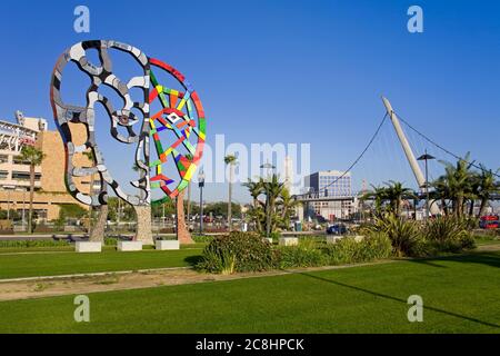Coming Together by Niki de Saint Phalle at the Convention Center, San Diego, California, United States Stock Photo