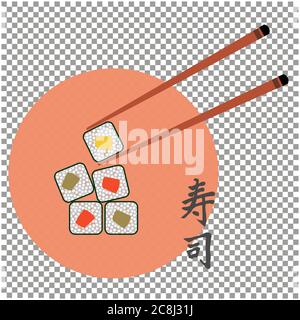 Sushi vector illustration Stock Vector