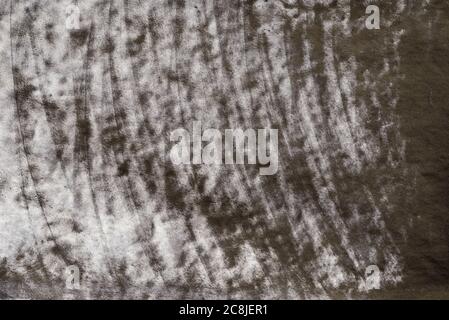 gray color painted on paper background texture Stock Photo