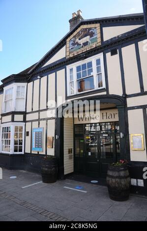 The White Hart Hotel, Braintree, Essex Stock Photo