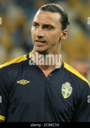 Zlatan Ibrahimovic During the Euro 2012, France - Suede  -   on June 19, 2012 in Stade olympique, Kiev - Photo Laurent Lairys / DPPI Stock Photo