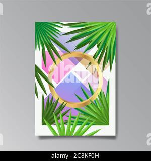 Abstract elegant luxury background, gold ring, circlet, circle, golden jewelry, on geometric mosaic pattern. Fashioned brilliance splendor, 3d effect, Stock Photo