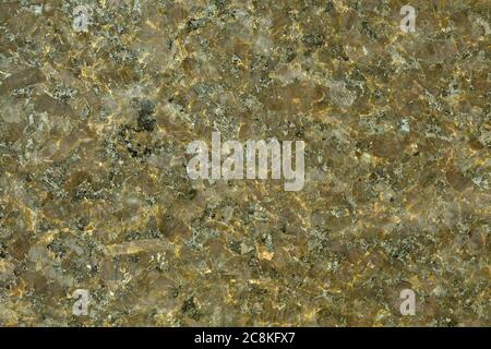 Close-up detail of neutral brown granite texture, pattern or background Stock Photo