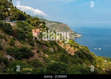 Amazing Cote d Azur seaside in France Stock Photo